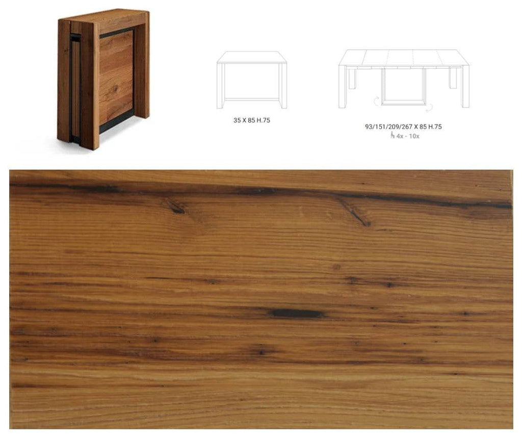 A4 Expandable Console to Dining Table - Trade Source Furniture