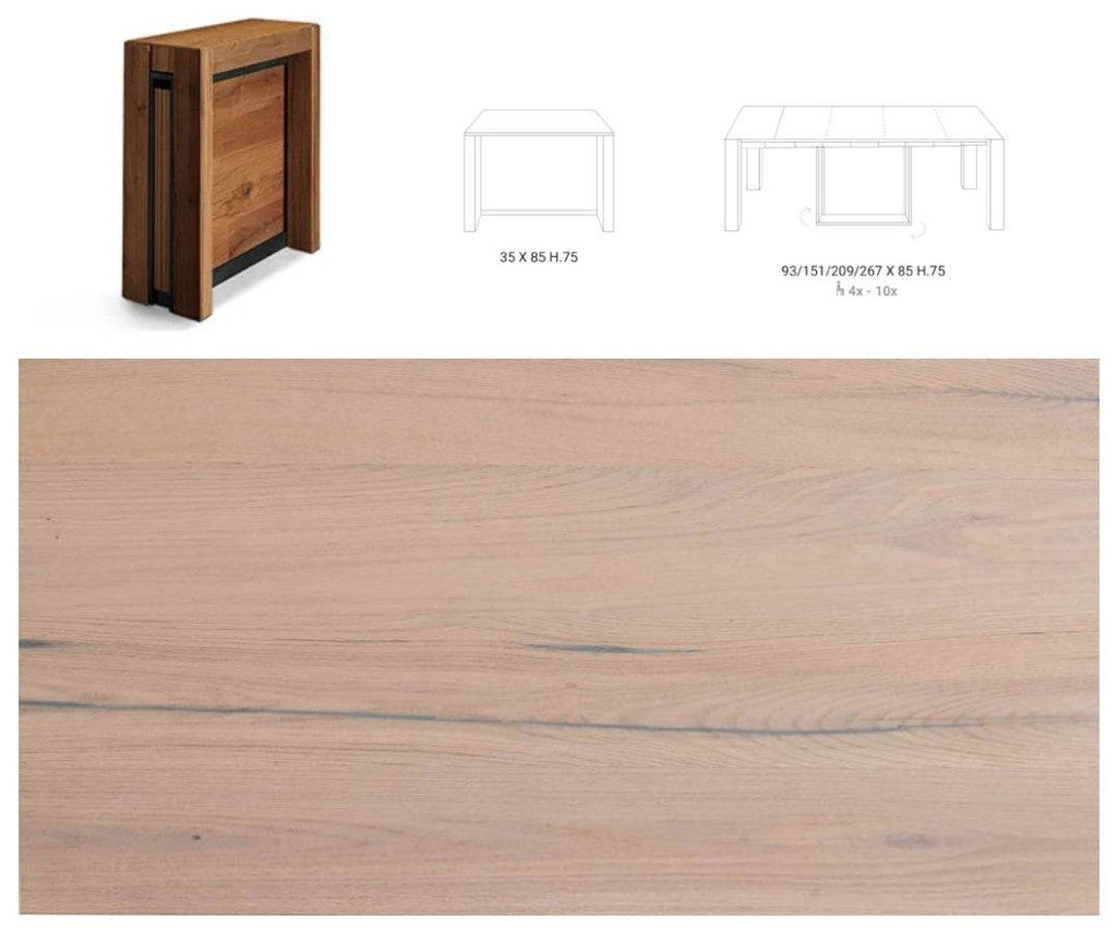 A4 Expandable Console to Dining Table - Trade Source Furniture