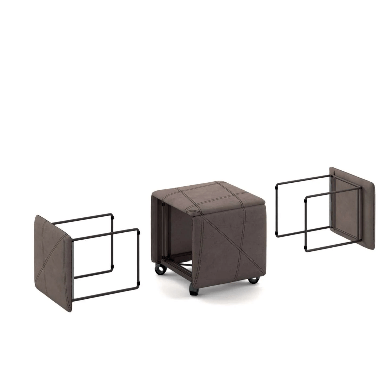 Cubix Ottoman to 5 Dining Chairs - Trade Source Furniture