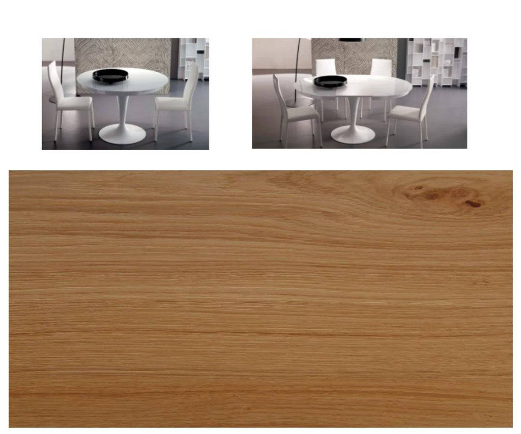 Eclipse Wood Round Extension Dining Table - Trade Source Furniture