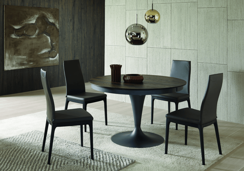 Eclipse Wood Round Extension Dining Table - Trade Source Furniture