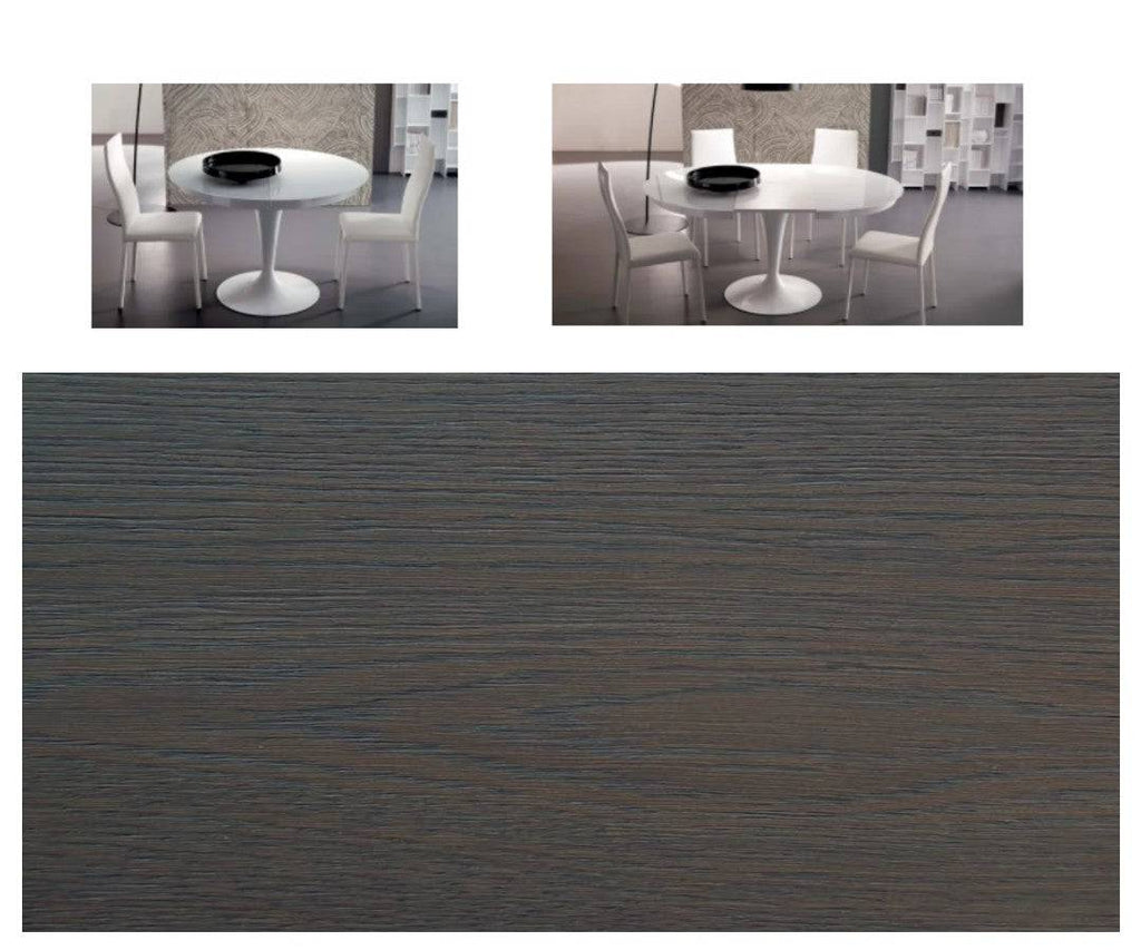Eclipse Wood Round Extension Dining Table - Trade Source Furniture