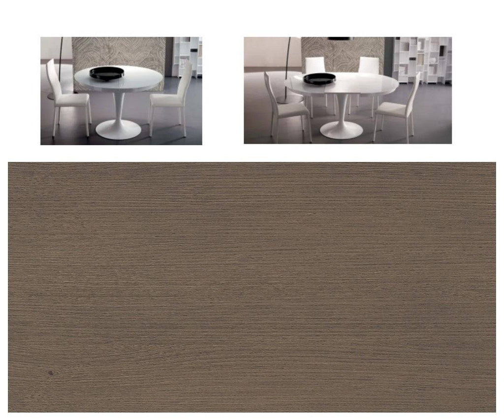 Eclipse Wood Round Extension Dining Table - Trade Source Furniture
