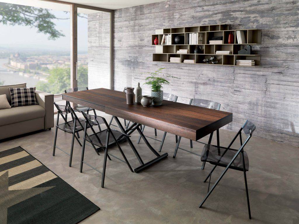Newood Box Transformable Coffee to Dining Table - Ozzio Italia