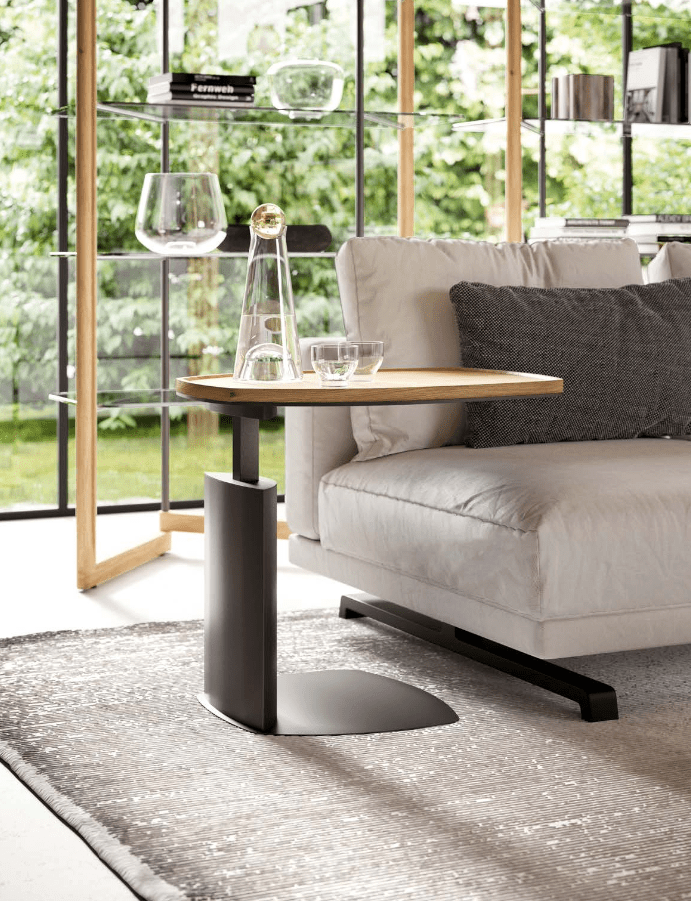 Zoom Lift Up Top Side Table - Ozzio Italia