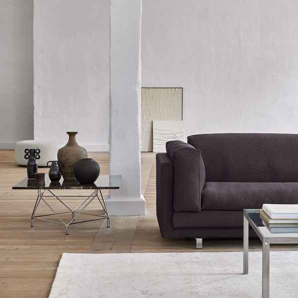 Close-up of the Tub Sofa by Eilersen in Plindy 16 fabric, showcasing its plush cushions and modern design at Trade Source Furniture.