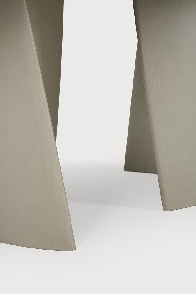 Ethnicraft Canyon Concrete Outdoor Oval Table - Ethnicraft