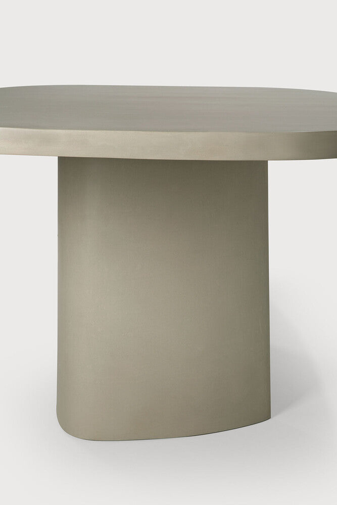 Ethnicraft Canyon Concrete Outdoor Oval Table - Ethnicraft