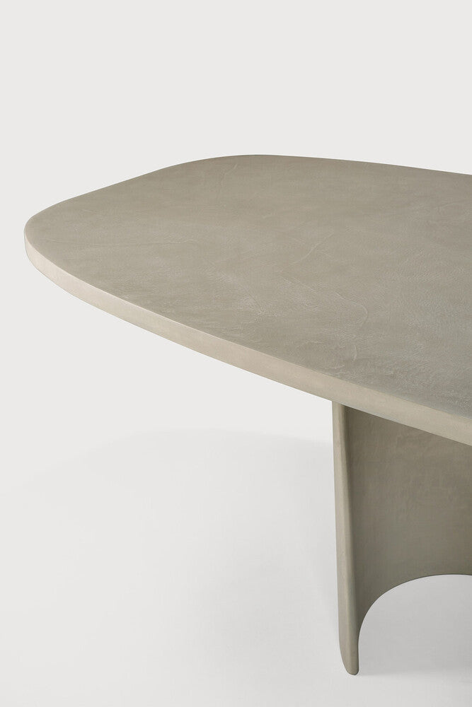Ethnicraft Canyon Concrete Outdoor Oval Table - Ethnicraft