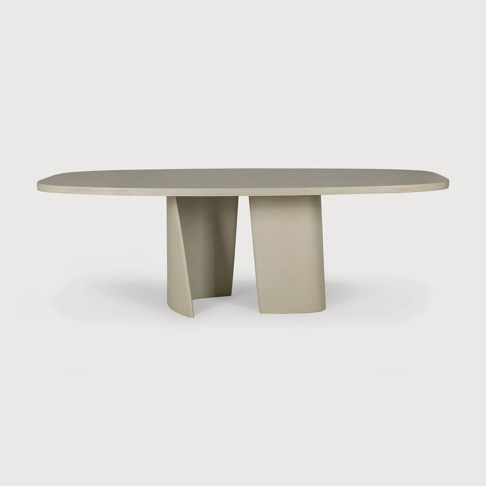 Ethnicraft Canyon Concrete Outdoor Oval Table - Ethnicraft