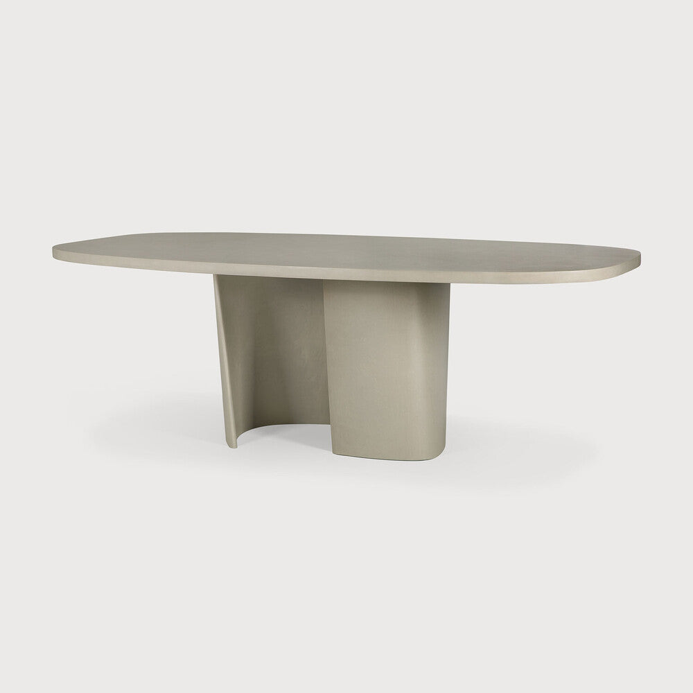 Ethnicraft Canyon Concrete Outdoor Oval Table - Ethnicraft