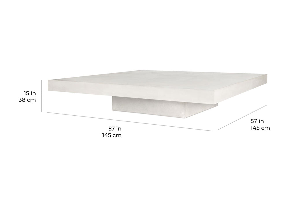 Concrete Lima Coffee Table - Trade Source Furniture