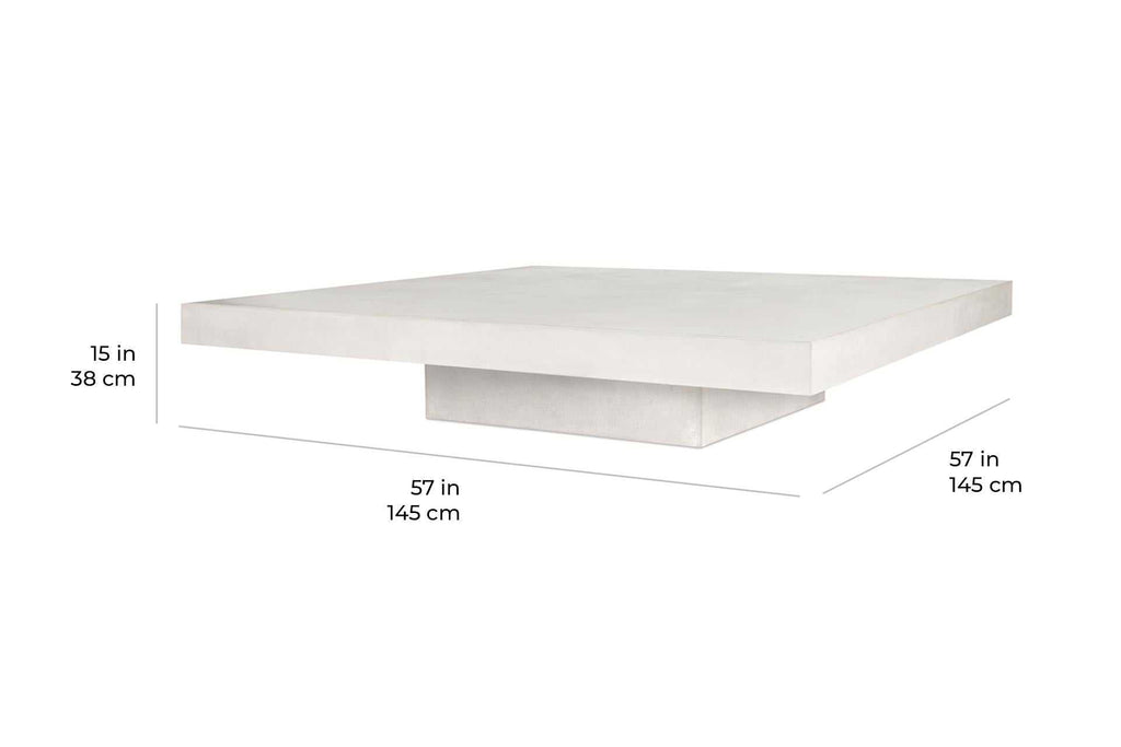 Concrete Lima Coffee Table - Trade Source Furniture