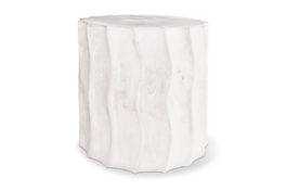 Concrete Short Wave Accent Table - Trade Source Furniture