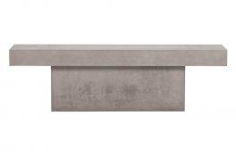 Concrete T-Bench - Trade Source Furniture