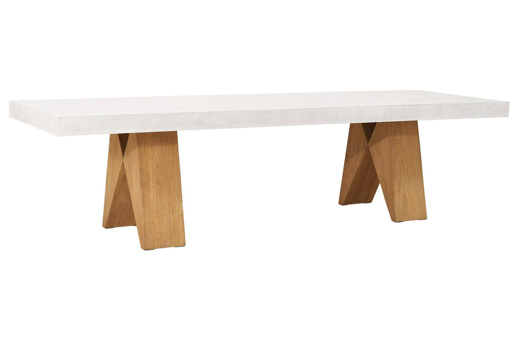 Teak Clip Dining Table - Trade Source Furniture