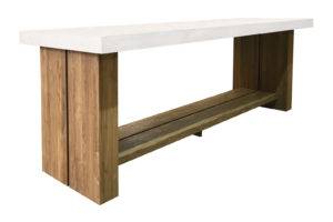 Teak Mykonos 118in Bar Table - Trade Source Furniture