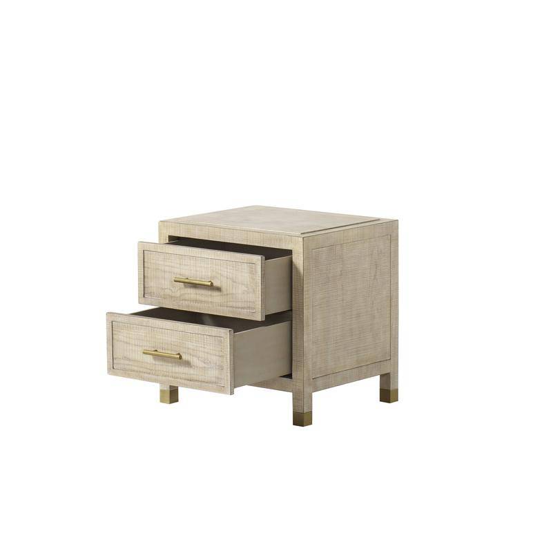 Raffles 2 Drawer Nightstand by Maison 55 - Trade Source Furniture