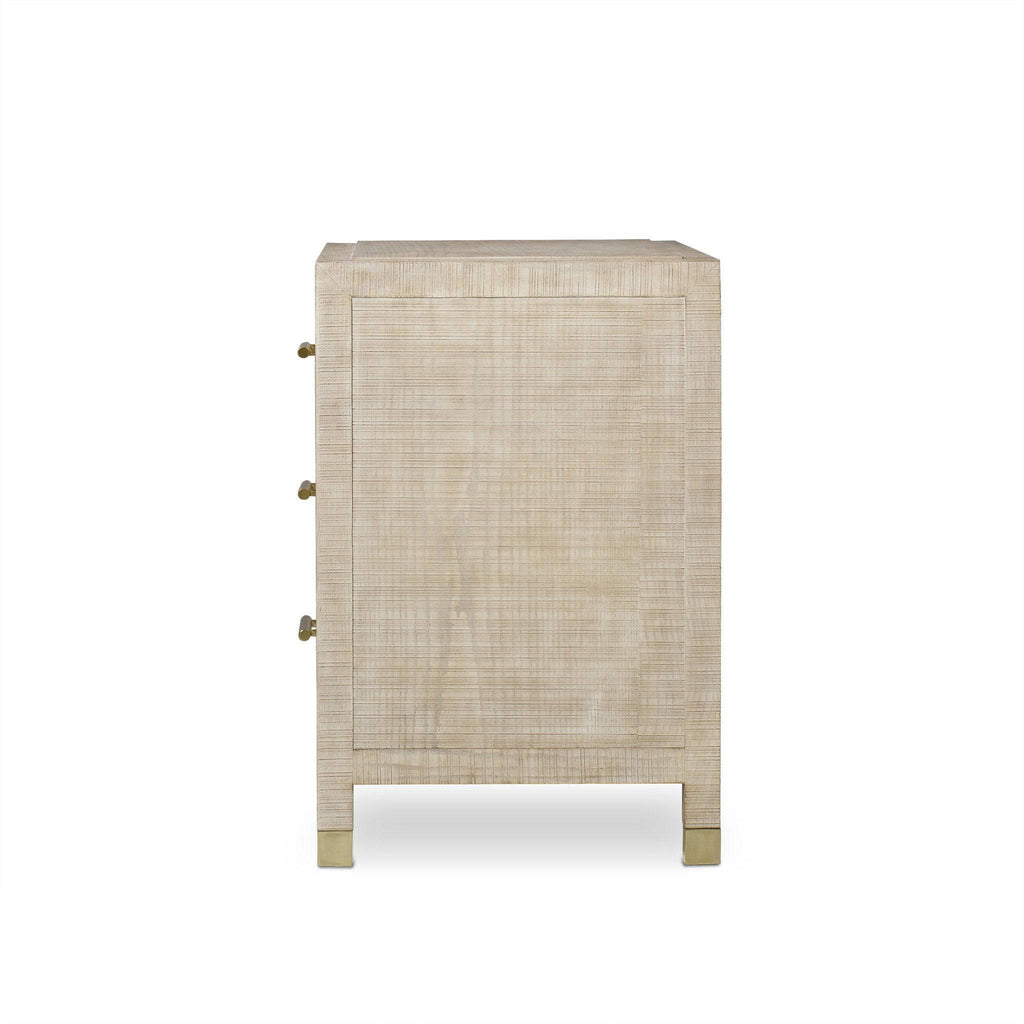 Raffles 3 Drawer Nightstand by Maison 55 - Trade Source Furniture