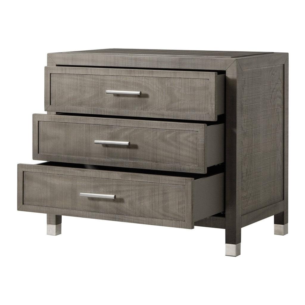 Raffles 3 Drawer Nightstand by Maison 55 - Trade Source Furniture