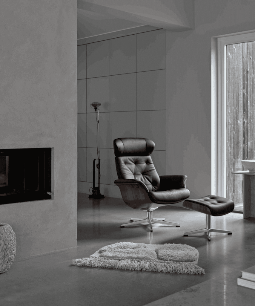 Conform Timeout Reclining Chair and Footstool - Trade Source Furniture