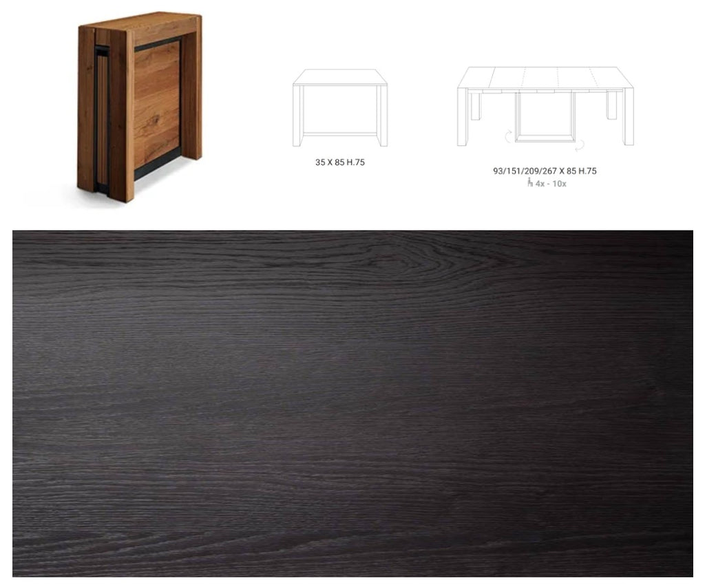 A4 Expandable Console to Dining Table - Trade Source Furniture