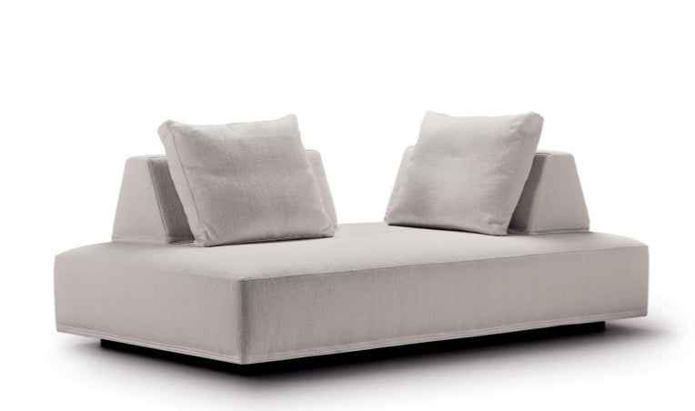 Eilersen Playground Sofa in light beige fabric with removable covers, designed for flexible and stylish seating.
