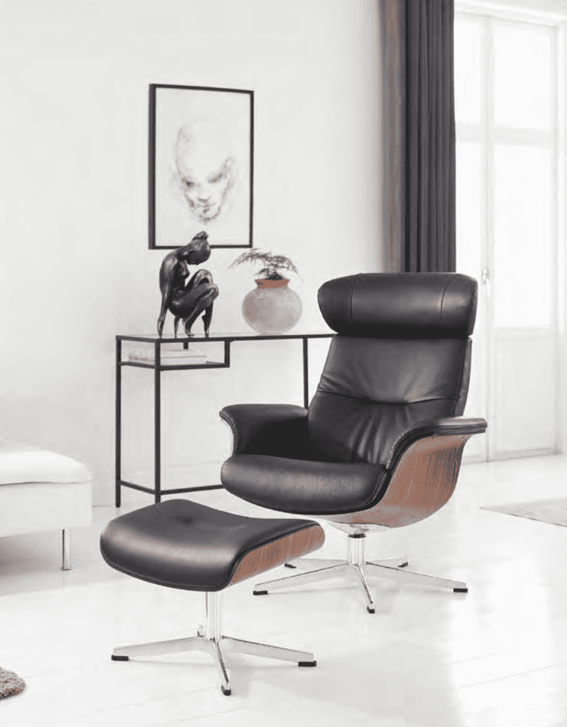 Conform Timeout Reclining Chair and Footstool - Trade Source Furniture