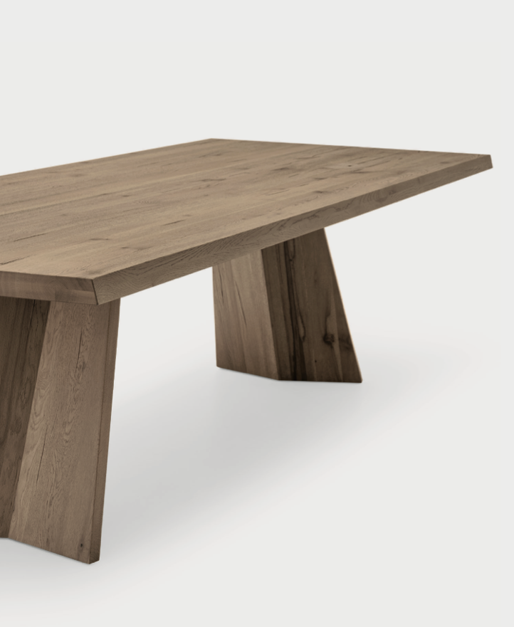 Calligaris icaro table p2hw oak gray wood dining tabletops