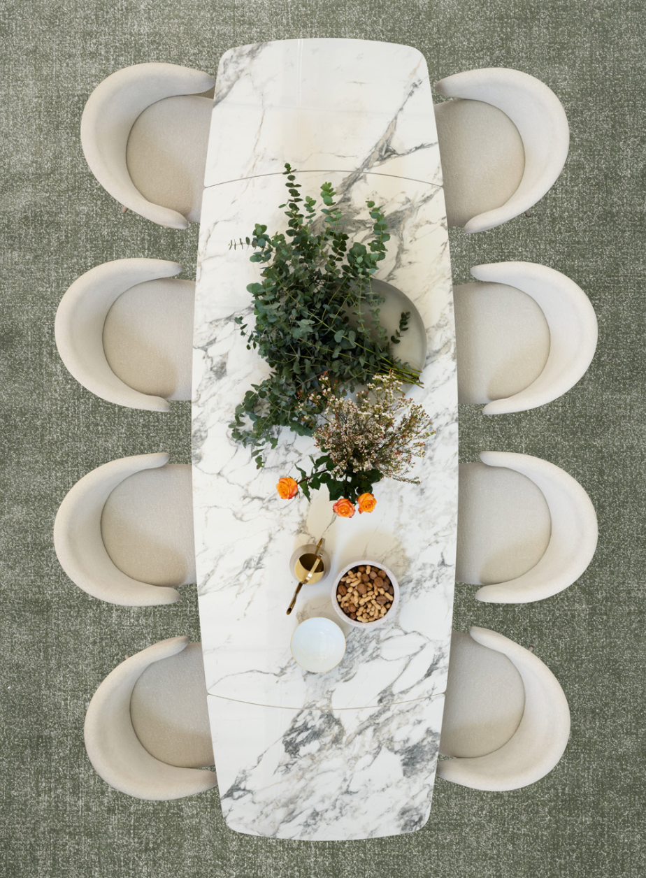 Durable Ceramic Marble Dinind Table