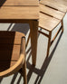 Osso Teak Outdoor Stool - Trade Source Furniture