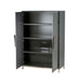 Shield Cabinet - Dark Grey Lacquer - Trade Source Furniture