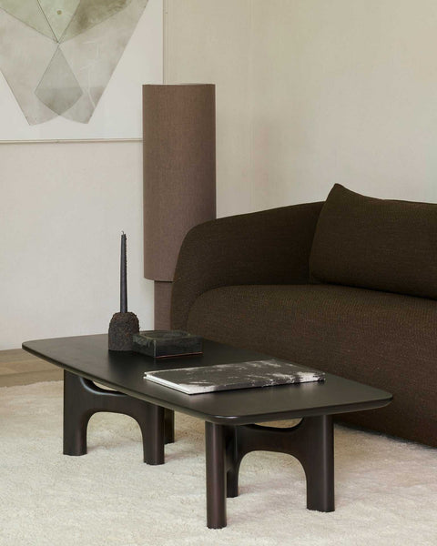 Flow Coffee Table Mahogany Rose Brown