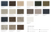 Fabric options for Basics by Moss Home Sofas