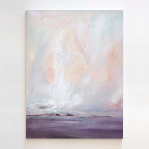 Blush Quiet in the Distance - Canvas Print - Julia Contacessi Fine Art