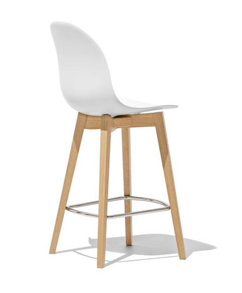 CB1672 Academy Counter Stool with Wood Legs