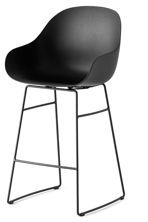CB2178 Academy Counter Arm Stool with Metal Legs