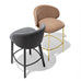 Tuka Mid Upholstered Stool with Wood Legs - Enhance Comfort