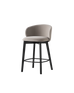 Tuka Mid Upholstered Stool with Wood Legs - Enhance Comfort