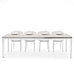 CB4800-R Pentagon Fast Extension Dining Table