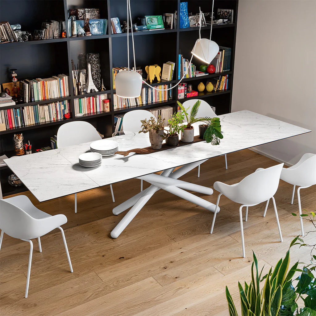 CB4850-R Duel Rectangular Extension Dining Table