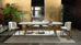 CS4127-FB Abrey Elliptical Dining Table