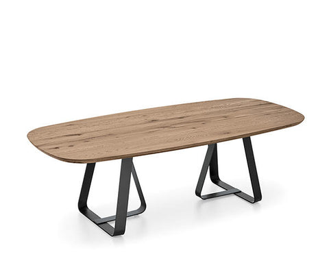 CS4128-FSW Sunshine Elliptical Wood Dining Table - Calligaris