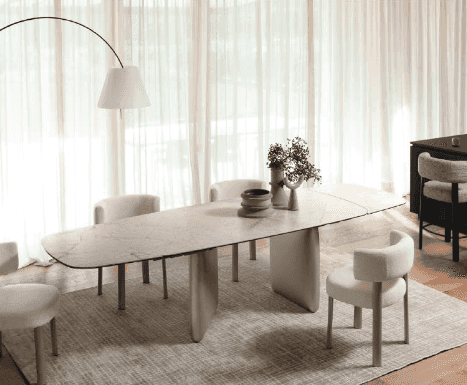 CS4167-S Riverstone Extending Elliptical Dining Table