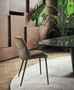 CS2239 Onda Dining Chair with Metal Legs