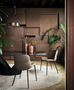 CS2239 Onda Dining Chair with Metal Legs