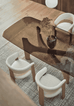 CS4168-FB Nogu Elliptical Dining Table