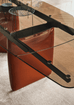CS4167-SG Riverstone Extending Glass Dining Table