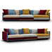 Great Ash Multicolor Bauhaus Sofa