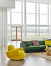Great Ash Multicolor Bloom Green Sofa